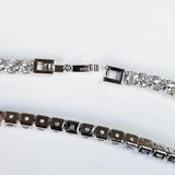 4mm CZ Tennis Bracelet Bangle for Women Wedding Party
