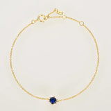 925 Silver 4.5MM Zircon CZ Chain Bracelet Bangle for Women