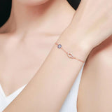 Kaletine 925 Silver Bracelet Good Luck Evil Eye Charm Jewelry