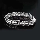 S925 Dragon Head Dragon Scale Men's Charm Bracelet