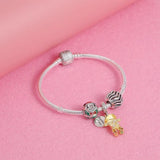 Sterling Silver Butterfly Bracelet for Pandora DIY Women