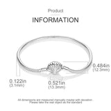 925 Silver Heart Love Bracelet Infinite Knot Butterfly for Women