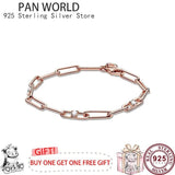 925 Silver Chrysanthemum Star Pan Bracelet for Women