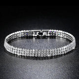 AAA Zircon Bracelet Wedding Bangle for Women Men