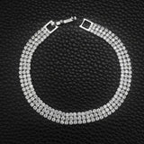 AAA Zircon Bracelet Wedding Bangle for Women Men
