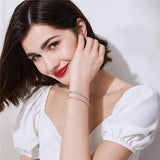 Lab Diamond Bracelet for Women Men Wedding Fine Jewelry