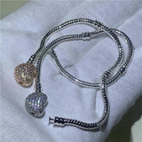 925 Silver Charm Bracelet Soft Snake Bone Bangle