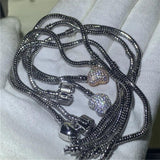 925 Silver Charm Bracelet Women 16-23cm Wedding Jewelry