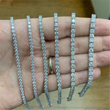 Round Zirconia Diamond Bracelet for Women Wedding Jewelry