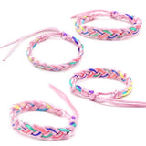 10Pcs Nepal Friendship Bracelets with Sliding Knot Closure Mix Random