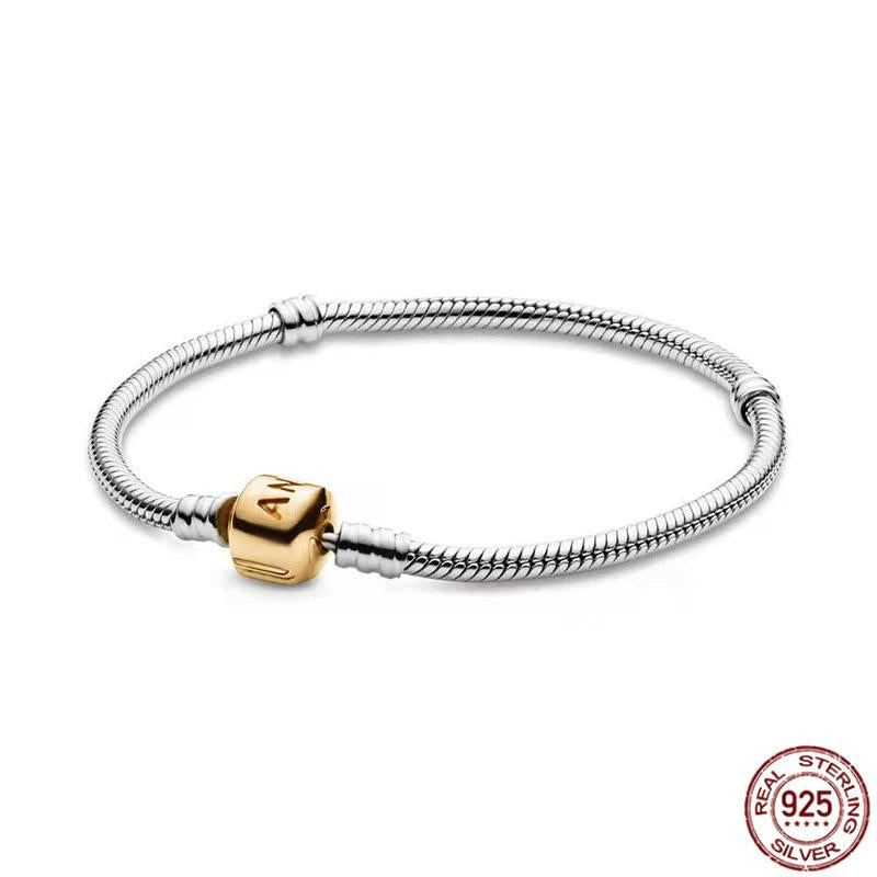 925 Silver Crown Bracelet Charm DIY Jewelry