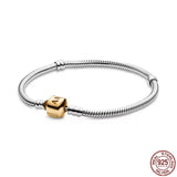 925 Silver Crown Bracelet Charm DIY Jewelry