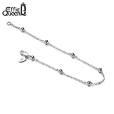 2mm Ball Beads Bracelet 925 Sterling Silver Cable Chain Girl Jewelry Gift
