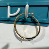 Micro-Inlaid Diamond Metal Bracelet for Women