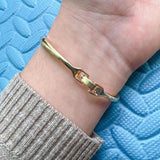 Micro-Inlaid Diamond Metal Bracelet for Women