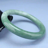 Green Jade Bangle Bracelet Chinese Carved Charm Jewelry