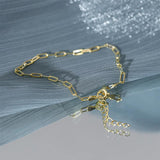 925 Silver 18k Plated Bracelet for Women Jewelry