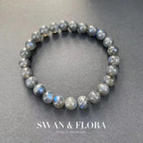 6-7MM Labradorite Round Beads Bracelet Moonstone Jewelry