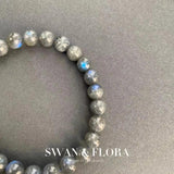 6-7MM Labradorite Round Beads Bracelet Moonstone Jewelry
