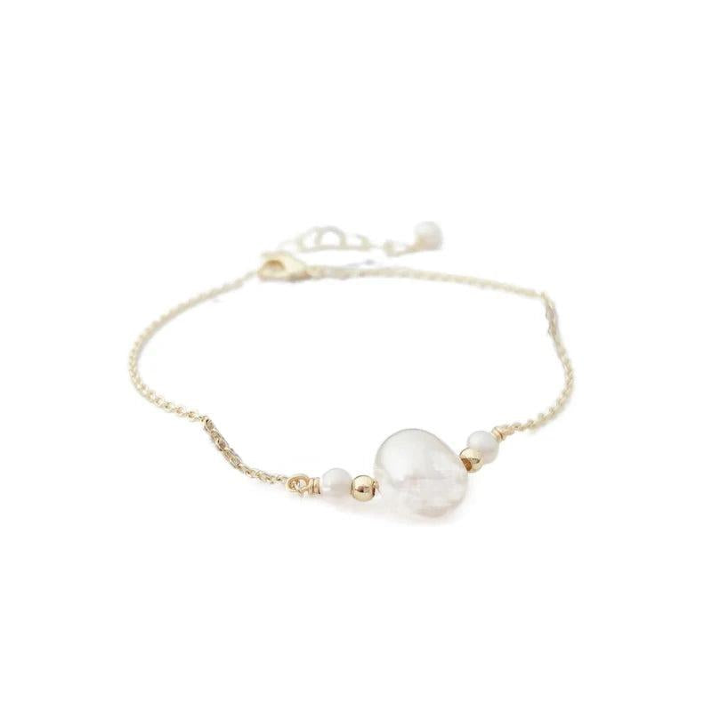 Freshwater Pearl Bracelet 14k Filled Women Gift