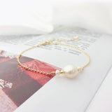 Freshwater Pearl Bracelet 14k Filled Women Gift