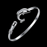 925 Silver Dolphin Bracelet for Women Wedding Jewelry