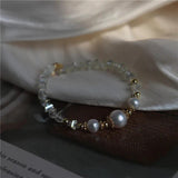 Natural Freshwater Pearl Bracelet Women's Jewelry Hand Beaded