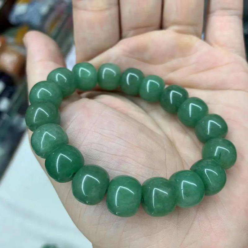 Green Aventurine Jade Bracelet Natural Gemstone Bangle