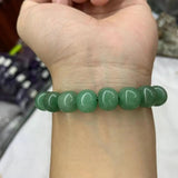 Green Aventurine Jade Bracelet Natural Gemstone Bangle