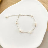 Freshwater Pearl 925 Silver Bracelet for Girl Wedding