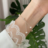 Freshwater Pearl 925 Silver Bracelet for Girl Wedding