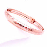 14K Rose Gold Rhombus Bracelet for Women