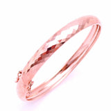14K Rose Gold Rhombus Bracelet for Women