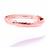 14K Rose Gold Rhombus Bracelet for Women