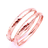 14K Rose Gold Rhombus Bracelet for Women