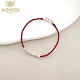 Irregular 925 Silver Rope Bracelet for Women