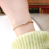 Irregular 925 Silver Rope Bracelet for Women