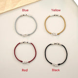 Irregular 925 Silver Rope Bracelet for Women