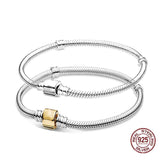 925 Silver Snake Bone Bracelet for Handmade Jewelry