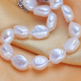 Baroque Pearl Bracelet Big Beads Jewelry Gift