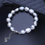 Baroque Pearl Bracelet Big Beads Jewelry Gift
