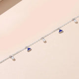 925 Sterling Silver Ginkgo Leaf Bracelet Rose Plating