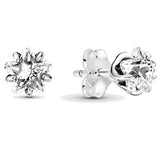 925 Silver Star Clasp Collier Bracelet Earring Set