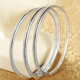 925 Silver Bohemian Carving Cuff Bracelet w/ Open Design