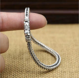 925 Silver Thai Silver Bracelet Retro Ethnic Wind