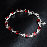 Plata 925 Sterling Silver Charm Bracelet for Women