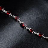 Plata 925 Sterling Silver Charm Bracelet for Women