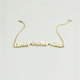 VishowCo Personalized Multi-Name Chain Bracelet for Moms