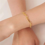 VishowCo Personalized Multi-Name Chain Bracelet for Moms