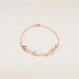 VishowCo Personalized Multi-Name Chain Bracelet for Moms